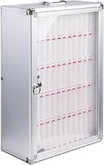 Wall-Mounted Storage Cabinet for Aluminium Alloy Mobile Phones(60 Slots)