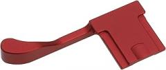 Metal Hot Shoe Thumb Up Rest Hand Grip Compatible with Fujifilm FinePix X-E4 X100F X100V XPro2 XPro3 DSLR Camera Hand Grip Aluminum Alloy Red