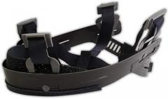 MSA Staz-On Replacement Suspension - 4-Point Replacement Suspension Attachment for Hard Hat, Adjustable, Replaceable & Durable Helmet Suspension