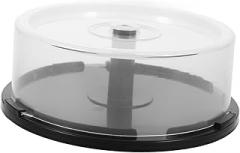 PRETYZOOM Cd Storage Bin for Discs Versatile Plastic Dvd Holder Container for Media Organization Safe and Lightweight Disc Storage for Home and Travel