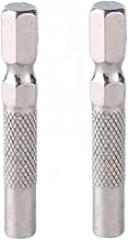 2 PC Screwdriver Bit Adapter Steel 6.35mm to 4mm Magnetic Holder for Home Repair Electronic Automotive Maintenance