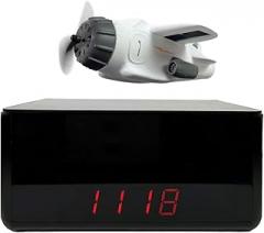 Creative Clock Maglev Airplane, Paddles Can Be Rotated, Model Toys, Desktop Electronic Ornaments, Cute Science and Technology Gifts