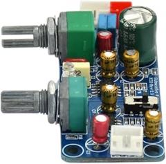 Low Pass Filter Bass Subwoofer Pre-AMP Amplifier Board DC 9-32V Mono/Dual Channel Preamplifier with Bass Volume Adjustment Replacement for OEM New 2026 High for Reliable Electronic Component