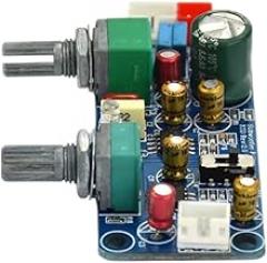 Low Pass Filter Bass Subwoofer Pre-AMP Amplifier Board DC 9-32V Mono/Dual Channel Preamplifier with Bass Volume Adjustment Replacement for OEM New 2026 High for Reliable Electronic Component