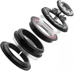 MUQZI MTB Road Bike Headset 44mm 50 6mm Compatible with 1 1/8 to 1 1/2 Inch Tapered Tube Forks 28 6mm Integrated Headset 44 50 6MM