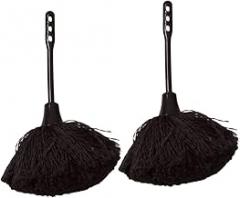 GARVALON 2pcs Handheld Duster with Handle Reusable Cleaning Tool for Home and Car Lightweight and Portable Static for Cobwebs Blinds Electronics