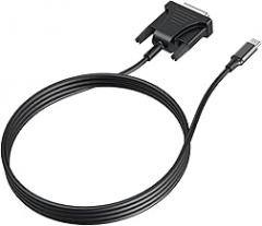 USB C to DVI Cable Male to Male Converter Cord Premium Reusable Plug and Play Type C to DVI Electronic Product for Television