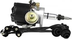 DISTRIBUTOR fit Compatible For TOYOTA ELECTRONIC CARBURETTOR ENGINE 2 VAC ADVANCE 1Y 2Y 3Y 4Y 19030-72080