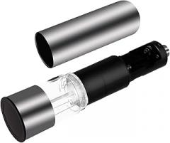 KESYOO 2pcs Electric Pepper Grinders Stainless Steel Electronic Grinder Set Flat and Pointed Tips Battery-operated Spice Mill Tools for Home Cooking