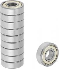 10 PCS 6000zz Ball Bearing, Heavy Duty Metal Sealed Bearing, Impact Resist Deep Groove Ball Bearing for Electronic Components 10x26x8mm