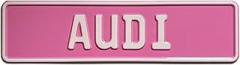 Custom Pink Nameplate. Wall Hangings Kids Room Signs. License Plate Delete. Car decoration interior fathers day gift daughter.