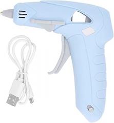 Cordless Hot Glue Gun, Plastic wear robust hot glue gun, Fast Charging Electronic Heating glue gun sticks, for schools, offices