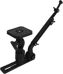 Zooke 1.5 Ball Fish Finder Mount, Medium Arm Marine Electronic Mount, Universal Mounting Plate, Kayak Transducer Mounting Arm, Compatible with Lowrance, Fish Finder