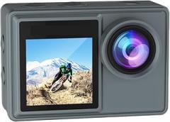 Action Camera, Action Camera Bicycle Camera Electronic Stabilizer Action Cam 5k Sport Camera Helmet Video Recording Cameras, HD Camera