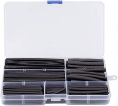 PE Heat Shrink Tubing Tube Kit with Stable Performance, 150pcs Cable Sleeving Wrap for Protecting Wires and Electronic Devices from and