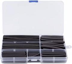 PE Heat Shrink Tubing Tube Kit with Stable Performance, 150pcs Cable Sleeving Wrap for Protecting Wires and Electronic Devices from and