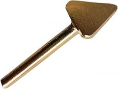 Soldering Tip - Triangle Smoothing Iron, Copper Repair Tool, Unique Head for Electronics, Heat Transfer Efficiency Function, Project Workshop Garage, Small Silver Heat Transfer