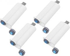 Zerodeko 4pcs Refillable Ab Glue Mixing Tube Ratio Epoxy Applicator for Precise Adhesive Mixing Construction Automotive and Electronics