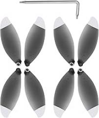 4Pair CW CCW Propeller Replacement Kit with Wrench Kit for Parrot Anafi Drone, Silver Quick Release