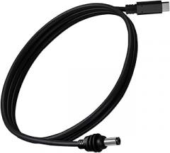 100W USB C to 5.5x2.1mm IP67 Waterproof Power Cable for Outdoor Electronics 50cm Length