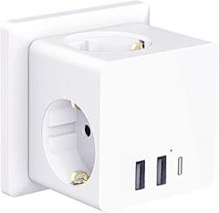 Plug Conversion Smart Electronics Socket +Type-c Expansion Socket