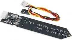 Capacitive Soil Moisture Sensor Module Not Easy to Corrode Wide Voltage Wire 3.3~5.5V Corrosion Resistant W/for New 2025 for Arrival High Reliable Electronic Component, Precision, Stable Performance