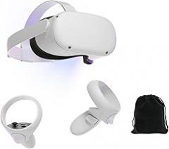 Meta Quest 2, VR Headset — Advanced All-in-One Virtual Reality Headset — 128 GB, Includes Storage Pouch