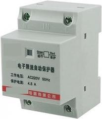 AC 220V 4.5A 2 Pole Overload Protector Electronic Circuit Breaker 35mm DIN Rail 1Pcs