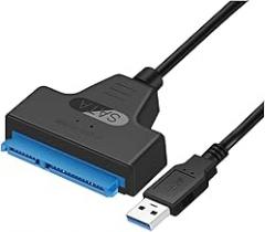 SATA to USpB 3.0/Type C Cable Up to 6 Gbps for 2.5 Inch External HDD SSD Hard Drive 22 Pin Sata III Cable USpB3.0 to Sata III Cord New 2026 High for Reliable Electronic Component