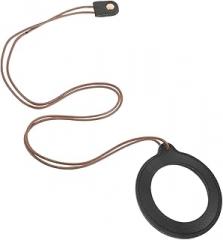 Vintage Necklace Magnifier with PU Rope Strap High-Definition Lens for Reading Books Newspapers Electronics Lightweight Portable Hanging Magnifying Glass for Seniors and Close Work