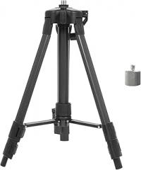 1 Meter Tod Stand 3 Heights Adjustable Extension Bar Suitable for 5/8'' Interface Level - Comes with 5/8 to 1/4 Adapter