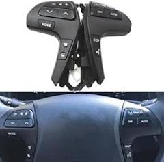 Steering Wheel Control Switch Electronic Multifunctional Steering Wheel Control Switch Audio Air Conditioning Control Button for Toyota 84250-0E220
