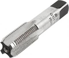 uxcell a15012200ux0336 G 1/4-19 BSP 55 Degree Pipe Thread HSS Tap 4 Straight Flutes