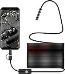 5.5mm 1/3.5/5m IP67 Waterproof Endoscope Camera 6 LEDs Adjustable USpB Androld Flexible Inspection Borescope Cameras for Phone PC New 2026 High for Reliable Electronic Component