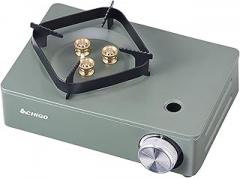 Portable Camping Stove, 3500W Windproof Camping Stove, Including Electronic Ignition, Brass Burner, Suitable for Camping and Hiking | Emergency Cooking Stove