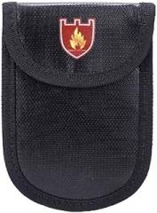 Fireproof and Waterproof Document Storage Bag 14cm x 10cm, Small Fireproof Bag for Water Resistant Electronics Pouch, Heat Resistant File Holder, Document Protection