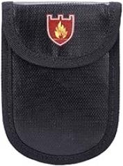 Fireproof and Waterproof Document Storage Bag 14cm x 10cm, Small Fireproof Bag for Water Resistant Electronics Pouch, Heat Resistant File Holder, Document Protection