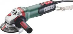 Metabo 5-Inch Angle Grinder | 11,000 RPM | 15 Amp | Paddle Switch | Electronics | Safety Clutch | M-Quick Wheel Change | Mechanical Brake | Auto-Balancer | M Brush | WEPBA 19-125 Q DS M-Brush