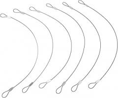 Mobestech 6pcs Action Camera Steel Tethers Colorful Coated Safety Lanyards for All Devices Durable Steel Wire for Secure Use