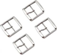 SAFIGLE 2pcs Stainless Steel Watch Clasp for Bands and Easy to Install Buckle for Men and Women Compatible and Electronic Straps Polished Silver Finish