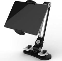 HBJWOV Universal Tablet Car Holder Aluminum Alloy Arm Ergonomic 360 Degree Rotatable Sucker Lazy Stand