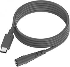 Waterproof USB C to DC5.5x2.1mm Power Cable for Outdoor Electronics and LED Lights Laptop Power Supply