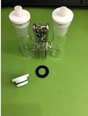 Exchangeable Membrane H Cell. Glass Cell. Type H Sealed Cell. Monomer 25ml, Total Capacity 50ml.