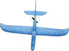YARNOW Chargeable Foam Throwing Plane Toy for Boy Girl Electric Hand-Throw Aircraft Lightweight and Flexible Indoor Outdoor Flying Fun Boys and Girls