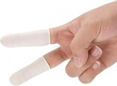 Watch Repair Tool Anti Static Finger Cot Finger Protector Cover for Micro Electronics White 100 Count