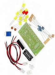 Funny 10 LED Audio Level Indicator LM3915 DIY Kit Electronic Sound Audio Spectrum Analyzer Level Indicator Suite Module