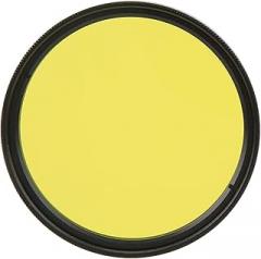 52mm Camera Lens Filter, Optical Glass Camera Lens Filter Suitable for for Digital Cameras Series(Yellow)