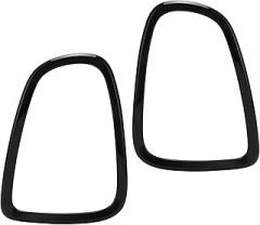 Tail Light Cover T 2 Pcs Tail Light Cove Rear Lamps Rings Bezel Stickers Guard for R56 R57 R58 R59 2007‑2014 Tail Light Cover T Rear Lamps Rings Tail Lamp T Cover Tail