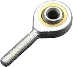 2Pcs Rod End Bearing 5mm 6mm 8mm10mm Male Female SA SI T/K Ball Right Left Threaded Self-Lubricating Joint Rod Ends Bearings(SA5 5mm,Left Thread_2PCS)