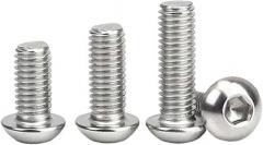 10 Pack M8 x 10-120mm 304 Stainless Steel Button Head Socket Cap Bolts for Electronics Repair